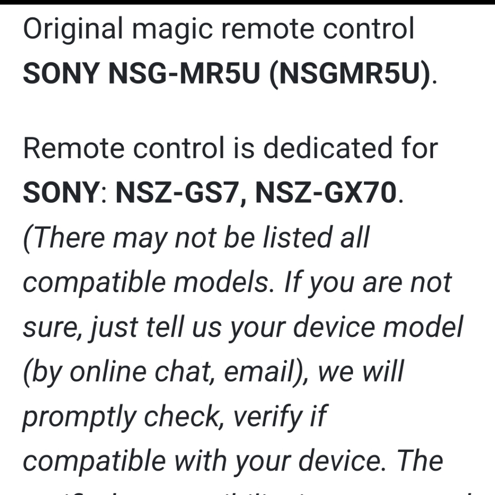 Sony Original Magic Remote Control - Picture 4 of 5